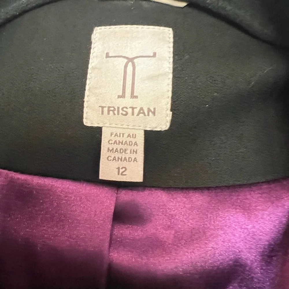 Tristan Black Blazer Size 12 Ladies - Picture 2 of 4